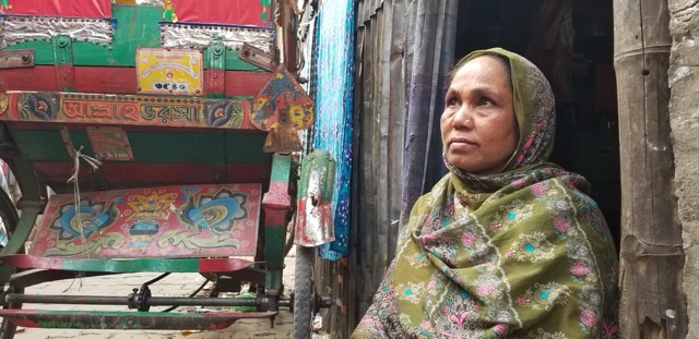 The narrow lanes of Kalyanpur slum, Dhaka